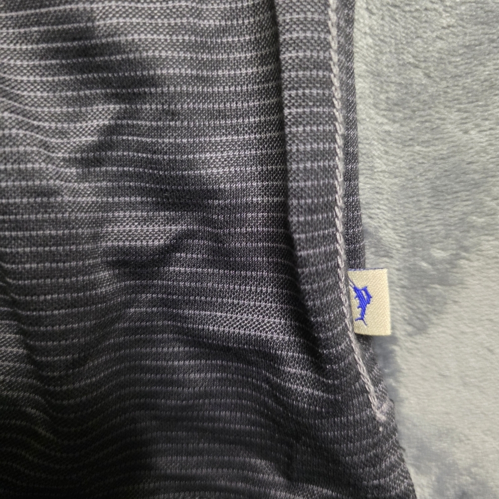 Tommy Bahama Men's Black Polo Shirt - Picture 6 of 8